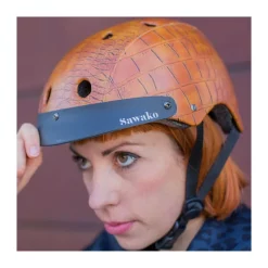 Croco - SAWAKO FURUNO - Casque Vélo -Accessoires auto pour vélo Boutique casque velo sawako furuno croco 3