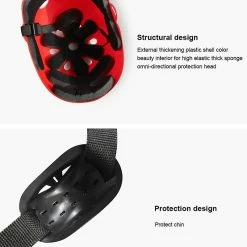 BESTORE Ensemble De Casque D'extérieur Rose De Patinage à Roulettes De 7 Pièces Pour Enfants -Accessoires auto pour vélo Boutique 202737043 max