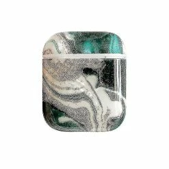 HSKMALL Housse De Protection Casque Vélo Pour Airpods Marbre Vert
