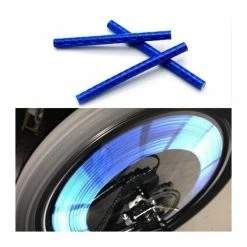 24 Pcs Vélo Vélo Roue Rayon Réflecteur Clips Réfléchissant Avertissement Bande Tube @huozopp511 - Avis / Test