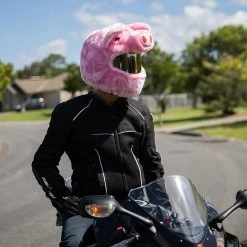 Favrison Pink Pig Tictoc Peluche Housse De Casque De Moto Pour Hommes Femmes -Accessoires auto pour vélo Boutique 292232015 max