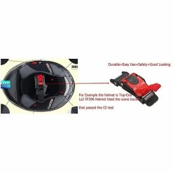 Unbranded 3pcs Casque De Moto Boucle Vélo Anti-collision Casque Clip Mentonnière Boucle à Dégagement Rapide Boucle Universelle -Accessoires auto pour vélo Boutique 295250007 max