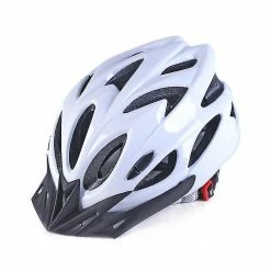 Unbranded Casques De Vélo De Vélo Adulte Vélo VTT Hommes Dames Casque De Sécurité Réglable (Blanc)