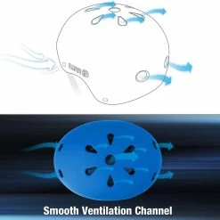 Sajygv Casque De Skateboard Pour Enfants Sajy Casque De Sport Multifonctionnel Réglable (bleu) -Accessoires auto pour vélo Boutique 316384272 max