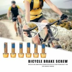 Unbranded 6Pcs Mi Xim M6x18mm Vélo Casque Tige Fixation Boulon Vis Cyclisme Pièces Vélo Vélo Repa -Accessoires auto pour vélo Boutique 328473367 max