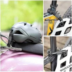 Unbranded Casque De Vélo Serrure Sécurité Casque De Moto Serrure Mot De Passe Câble Serrure De Câble Serrure De Vélo De Montagne Sac à Dos Serrure De Câble Portable Verrou De Câble -Accessoires auto pour vélo Boutique 371576353 max