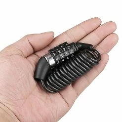 Unbranded Casque De Vélo Serrure Sécurité Casque De Moto Serrure Mot De Passe Câble Serrure De Câble Serrure De Vélo De Montagne Sac à Dos Serrure De Câble Portable Verrou De Câble -Accessoires auto pour vélo Boutique 371576426 max