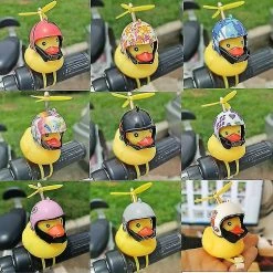 SOFIRN Accessoires De Moto Corne De Vélo Mignon Petit Canard Jaune Airscrew Casque Debout Canard Vent Vélo Moto Équitation -Accessoires auto pour vélo Boutique 373061452 max