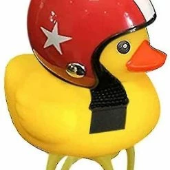 Woosien Mignon Casque Canard Vélo Cloche Avec Led Lumière Caoutchouc Canard Vélo Guidon Cornes Drôle Accessoires De Vélo -Accessoires auto pour vélo Boutique 386884530 max