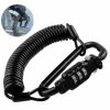 Unbranded Casque De Moto Serrure & Câble, Heavy Duty Universal Combination Lock Cable Caribeaner Lock Motorcyc -Accessoires auto pour vélo Boutique 401182222 max