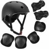 Unbranded Ensemble D’équipement De Protection Pour Enfants Casque De Sécurité Genouillères Coudières Poignets Jeunes Sport -Accessoires auto pour vélo Boutique 417712099 max