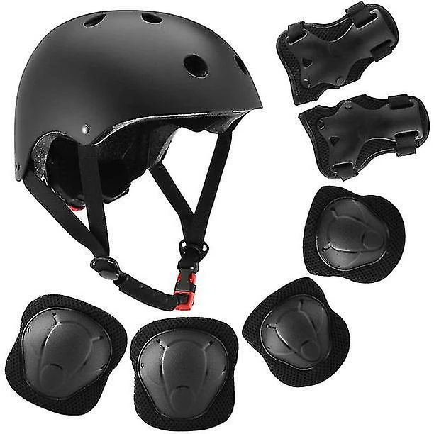 Unbranded Ensemble D’équipement De Protection Pour Enfants Casque De Sécurité Genouillères Coudières Poignets Jeunes Sport 3 Unbranded Ensemble D’équipement De Protection Pour Enfants Casque De Sécurité Genouillères Coudières Poignets Jeunes Sport