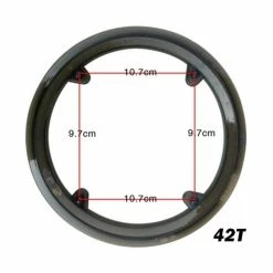 42T -Vtt-vélo De Route Vélo Pédalier Protéger Couverture Vélo Chaîne Manivelle Chaîne Roue Garde Vélo Chaîne Protecteu - Avis / Test