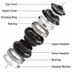 Unbranded Muqzi 1 1/8 « Casque Compatible Avec Tube Droit Non Fileté De 28,6 Mm, Argent 9 Unbranded Muqzi 1 1/8 « Casque Compatible Avec Tube Droit Non Fileté De 28,6 Mm, Argent -Accessoires auto pour vélo Boutique 432327024 max