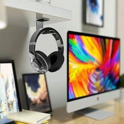 Unbranded Support De Casque D’écoute Support De Crochet, Style De Vie Sous Le Bureau Gain De Place Support De Casque Cintre Support De Casque Affichage -Accessoires auto pour vélo Boutique 442815104 max