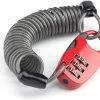 Unbranded Serrure à Combinaison De Casque Antivol Avec Combinaison à 3 Chiffres Câble De 90 Cm De Long Rouge -Accessoires auto pour vélo Boutique 465046854 max