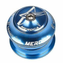 Unbranded Bike Head Set 44mm Alliage D’aluminium Roulement Casque MTB Mountain Bike Head Tube Accessoiresblue