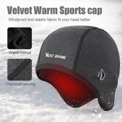 Bimirth West Biking Hiver Polaire Vélo Capswindproofcaps Casque Thermique Linermen Femmes Chapeaux De Vélo Course En Plein Air Ski Casquettes De Cyclisme -Accessoires auto pour vélo Boutique 476476011 max