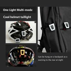 Unbranded Casque De Vélo étanche Feu Arrière Cyclisme Avertissement Lumière Flash USB Lampe De Poche Rechargeable Pour Vélo Feu Arrière Lumières De Vélo -Accessoires auto pour vélo Boutique 509047351 max