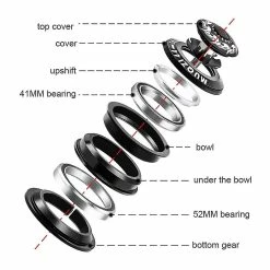 Unbranded Muqzi 44-56mm Vélo Intégré Casque Conique Tube Droit Fourche 10 Unbranded Muqzi 44-56mm Vélo Intégré Casque Conique Tube Droit Fourche -Accessoires auto pour vélo Boutique 550465205 max