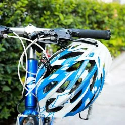 Unbranded Casque De Vélo Serrure Mini Portable Antivol Réinitialisable 3 Chiffre Vélo Cyclisme Ressort Combinaison Câble Voyage Bagage Crochet Boucle Dispositif Sécurisé -Accessoires auto pour vélo Boutique 572754035 max