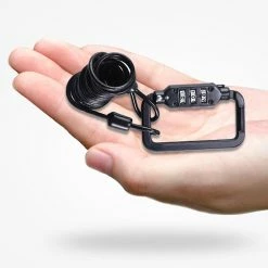 Unbranded Casque De Vélo Serrure Mini Portable Antivol Réinitialisable 3 Chiffre Vélo Cyclisme Ressort Combinaison Câble Voyage Bagage Crochet Boucle Dispositif Sécurisé -Accessoires auto pour vélo Boutique 572754046 max