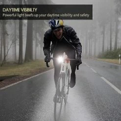Unbranded Mini Led Bicycle Tail Light Usb Chargeable Bike Rear Lights Ipx6 Imperméable à L’eau Avertissement De Sécurité Cyclisme Light Casque Sac à Dos -Accessoires auto pour vélo Boutique 622309037 max 1