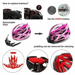 Unbranded Casque De Cyclisme Casco Mtb Casque De Vélo Rose Road Mountain Ultralight Casque De Vélo De Grande Taille Pour Hommes Femmes -Accessoires auto pour vélo Boutique 623149670 max
