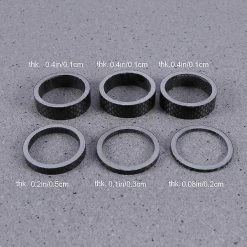Toyvian 6pcs Casque De Vélo Espaceur Guidon De Vélo Tige Espaceurs Bmx Espaceurs -Accessoires auto pour vélo Boutique 631631631 max