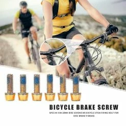 Unbranded 6pcs Mi Xim M6x18mm Vélo Casque Tige Fixation Boulon Vis Cyclisme Pièces Vélo Outils De Réparation De Vélo De Montagne -Accessoires auto pour vélo Boutique 640271764 max