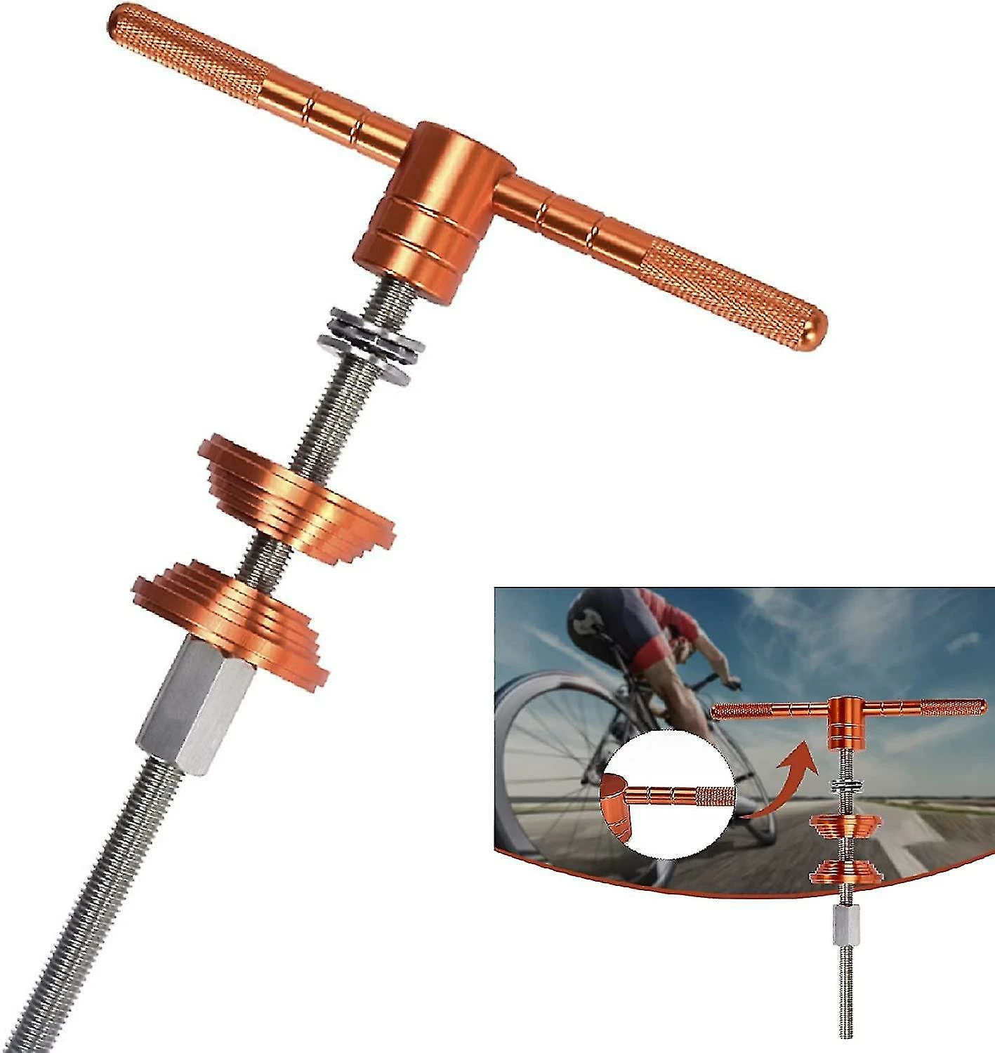 Unbranded Casque De Vélo Tasse Et Pédalier Installation De Presse Outil Vélo Casque Press-in Outil Vélo Roulement Dossier De Presse Réparation De Vélo Accessoires Roulement Dans 4 Unbranded Casque De Vélo Tasse Et Pédalier Installation De Presse Outil Vélo Casque Press-in Outil Vélo Roulement Dossier De Presse Réparation De Vélo Accessoires Roulement Dans – Image 2