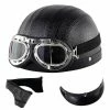 Unbranded Casque Harley Moto Demi-visage Casque En Cuir Avec Lunettes Anti-uv 54-60cm 1 Unbranded Casque Harley Moto Demi-visage Casque En Cuir Avec Lunettes Anti-uv 54-60cm -Accessoires auto pour vélo Boutique 643650551 max