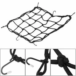 Gegong Moto Vélo Vélo Bagage Casque Cargo Net Sac De Rangement Mesh Web Avec 6 Crochets -Accessoires auto pour vélo Boutique 681836246 max