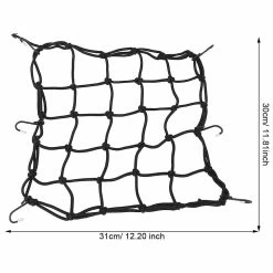 Gegong Moto Vélo Vélo Bagage Casque Cargo Net Sac De Rangement Mesh Web Avec 6 Crochets -Accessoires auto pour vélo Boutique 681836471 max