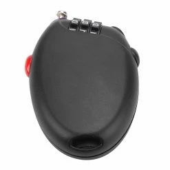 Gegong Multi Fonction Mini Câble Vélo Verrou Mot De Passe Vélo Casque De Cyclisme Code Antivol