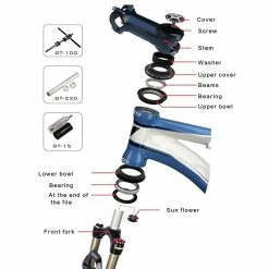 Unbranded Meroca 44mm Casque Bike Seal Casque Avant Straight Fork 9 Unbranded Meroca 44mm Casque Bike Seal Casque Avant Straight Fork -Accessoires auto pour vélo Boutique 720271905 max