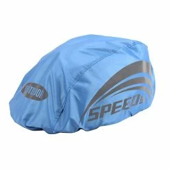 Unbranded Housse De Casque De Vélo Imperméable à L’eau Haute Visibilité Couverture De Casque De Cyclisme Réfléchissant