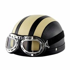 Unbranded Moto Scooter Demi-Casque Avec Lunettes Lunettes Visière Pour Femmes Hommes Nouveau -Accessoires auto pour vélo Boutique 755298134 max