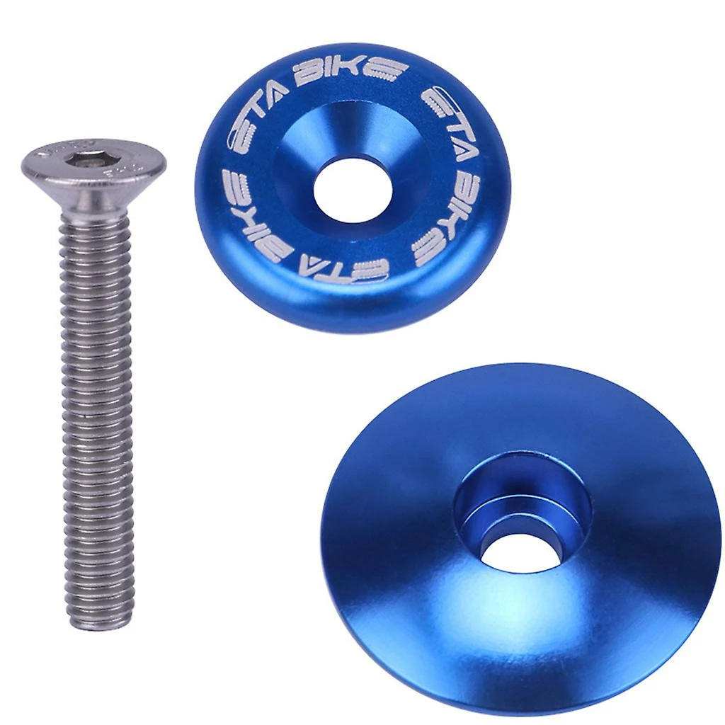 Unbranded Casque De Vélo Capuchon & Vis Vélo Fourche Avant Tige Top Cap Diy Pièces De Cyclisme 4 Unbranded Casque De Vélo Capuchon & Vis Vélo Fourche Avant Tige Top Cap Diy Pièces De Cyclisme – Image 2