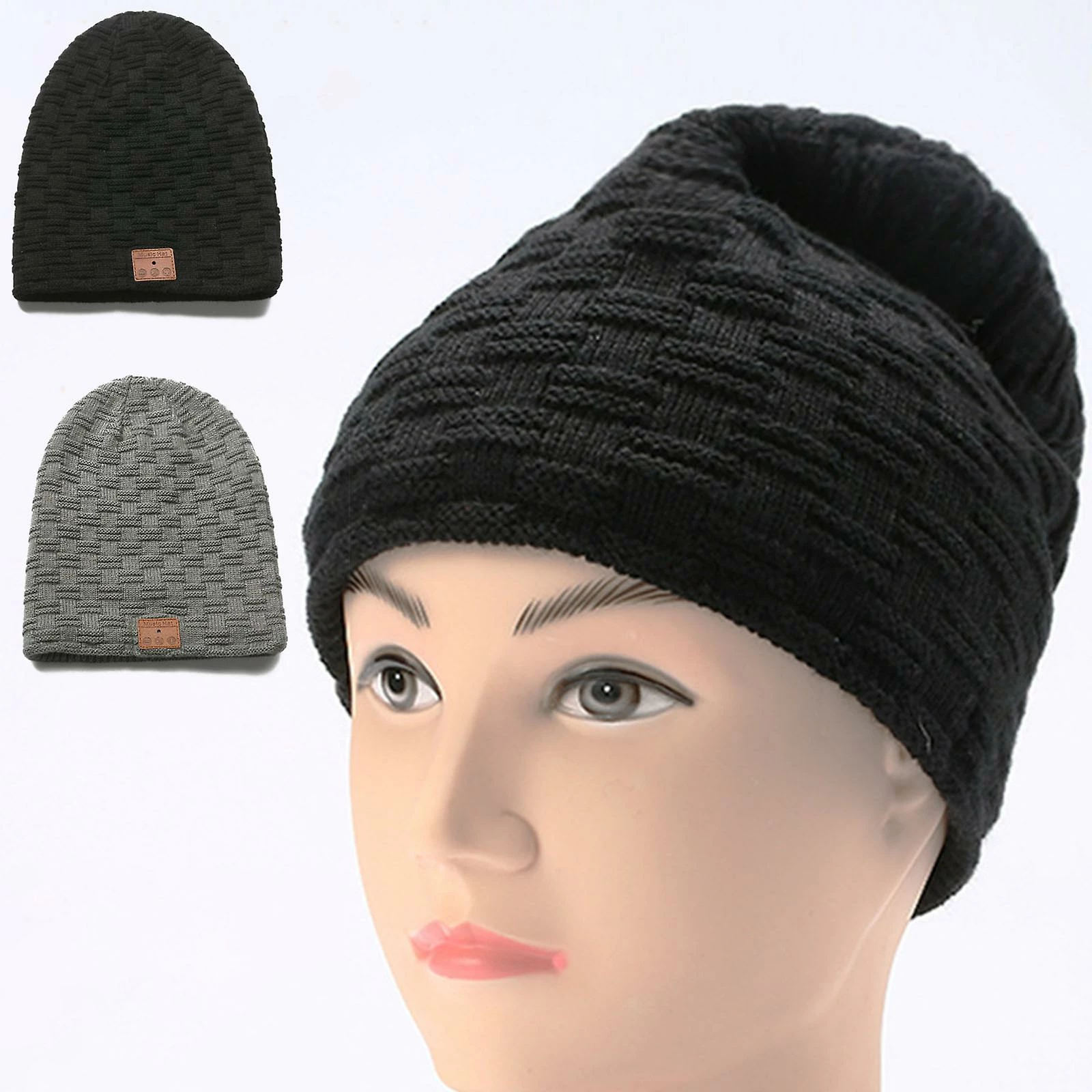 Unbranded Sans Fil Bluetooth Compatible Knitted Velvet Winter Warm Headset Cap Binaural Stéréo Musique Casque Chapeau Pour Nuit Courir Pêche Sports De Plein Air Tra 4 Unbranded Sans Fil Bluetooth Compatible Knitted Velvet Winter Warm Headset Cap Binaural Stéréo Musique Casque Chapeau Pour Nuit Courir Pêche Sports De Plein Air Tra – Image 2