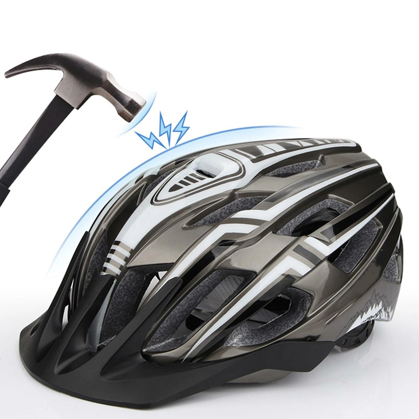 Unbranded Hommes Femmes Unisexe Led Light Mtb Bike Casque Mtb Mountain Riding Bicycle Cycling Safety Cap Hat 7 Unbranded Hommes Femmes Unisexe Led Light Mtb Bike Casque Mtb Mountain Riding Bicycle Cycling Safety Cap Hat – Image 5