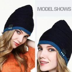 Unbranded Sans Fil Bluetooth Compatible Poisson Modèle Tricoté Velours Hiver Casque Chaud Cap Musique Appel Casque Chapeau Pour Nuit Courir Pêche Sports De Plein Air T -Accessoires auto pour vélo Boutique 776473479 max