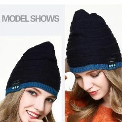 Unbranded Sans Fil Bluetooth Compatible Poisson Modèle Tricoté Velours Hiver Casque Chaud Cap Musique Appel Casque Chapeau Pour Nuit Courir Pêche Sports De Plein Air T -Accessoires auto pour vélo Boutique 776473559 max