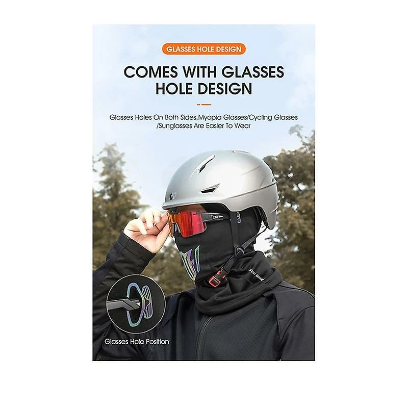 Unbranded Warm Face Bike Mask Anti-dust Imperméable à L’eau Coupe-vent Complet Couverture Faciale Chapeau Cou Casque Masque Balaclavas 4 Unbranded Warm Face Bike Mask Anti-dust Imperméable à L’eau Coupe-vent Complet Couverture Faciale Chapeau Cou Casque Masque Balaclavas – Image 2