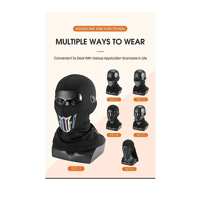Unbranded Warm Face Bike Mask Anti-dust Imperméable à L’eau Coupe-vent Complet Couverture Faciale Chapeau Cou Casque Masque Balaclavas 5 Unbranded Warm Face Bike Mask Anti-dust Imperméable à L’eau Coupe-vent Complet Couverture Faciale Chapeau Cou Casque Masque Balaclavas – Image 3