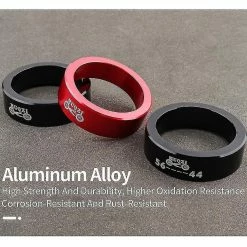 Unbranded Muqzi Casque Adaptateur VTT Vélo De Route Cadre Tube Conique, 55-44mm Noir -Accessoires auto pour vélo Boutique 798006987 max