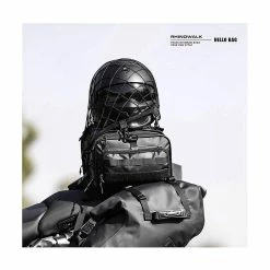 Unbranded Rhinowalk Support De Casque De Moto Net 8 Crochets En Métal Support De Filet De Bagage De Moto Mesh Storage Trun -Accessoires auto pour vélo Boutique 816083850 max