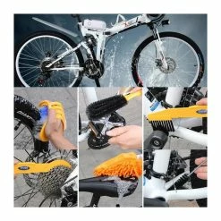 【Accessoires De Vélo】BIKIGHT 6 Kit D'outils De Nettoyage De Vélo - Vélo Ensemble De Brosses De Roue à Chaîne_NP3245 - Avis / Test