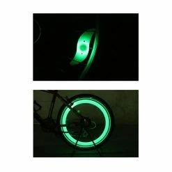 Bike A Parlé De Lumière Décoration Imperméable à Vélo Roue Lumière Vélo Vert - Avis / Test