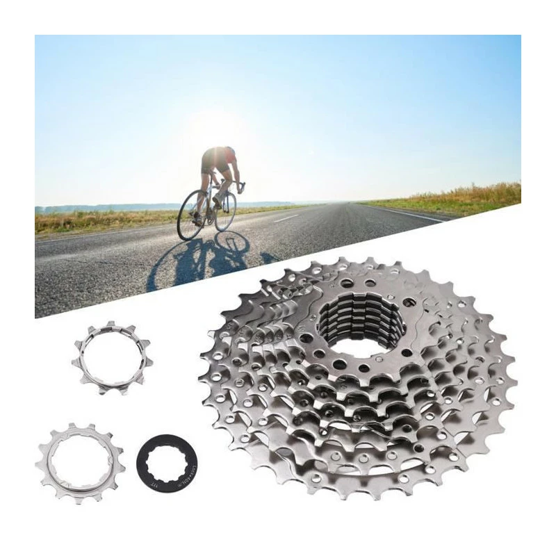 Cassette De Vélo Roue Libre 11-32T 9/10/11/12 Vitesse 32/36/42 / 46T De Remplacement De Vélo (9S 11-32T)-BOJ - Avis / Test 3 Cassette De Vélo Roue Libre 11-32T 9/10/11/12 Vitesse 32/36/42 / 46T De Remplacement De Vélo (9S 11-32T)-BOJ - Avis / Test